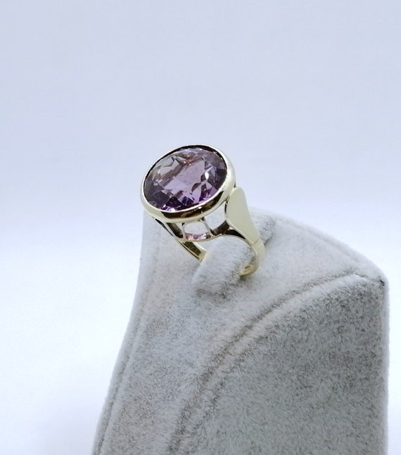 Ring gold 585 with amethyst - image 3