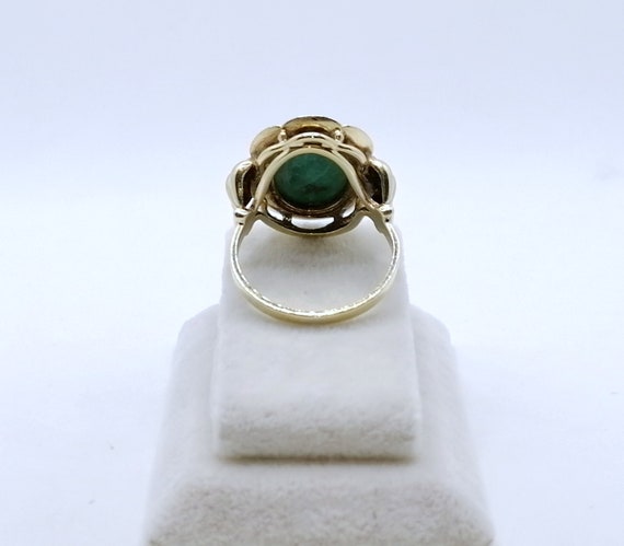 Ring Gold 585er mit grünem Türkis Stein Gr. 59 - image 8