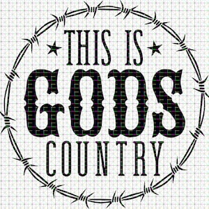 Questa è la contea di GODS SVG