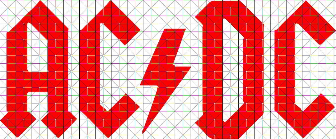 AC - DC Band Logo - Etsy