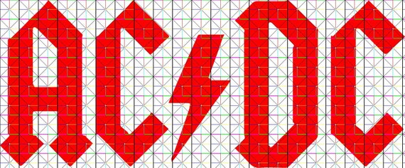 AC DC Band Logo | Etsy