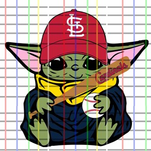 Baby Imaginary Space Creature with St. Louis Baseball