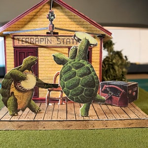 Terrapin Train Stop Scale model Kit (O, HO and N scale choices)