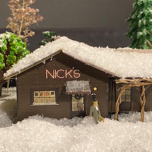 It's a Wonderful Life's, Nick's Bar / Martini's Bar - Kit modello in scala N / HO / O (nuova uscita)