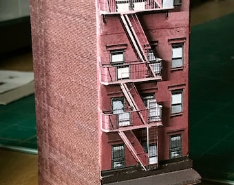 Maqueta a escala 1:160 de 510 E. 11th Street, NY (Bar de la calle 11)