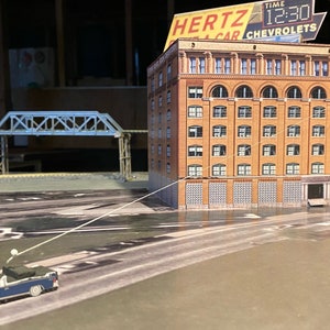 The JFK Conspiracy Kit - Dealey Plaza and the Texas School Book Depository Model Kit in &#39;N&#39; scale (1:160)