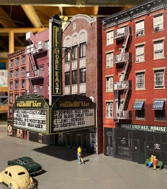 Fillmore East (HO Scale), 1:87 Scale Model Kit - Etsy