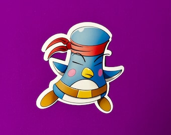 Ninja Penguin Sticker