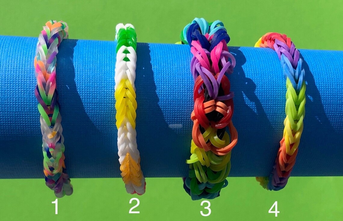 Personalized Rainbow Loom tie dye rainbow birthday pride | Etsy