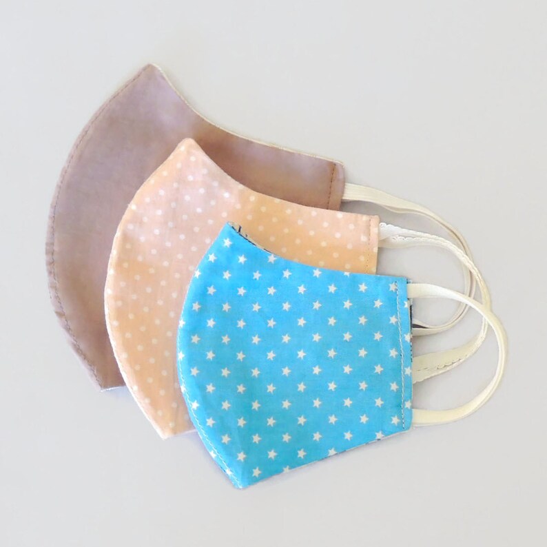 PDF face mask pattern Reusable facemask tutorial Reversible Etsy