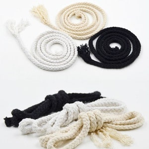 Beyond Cotton Drawstring Cord, BY the YARD, No Core, 1/4 Inch Wide, Sewing, Lace-Ups, Grommets, Hoods - DR119