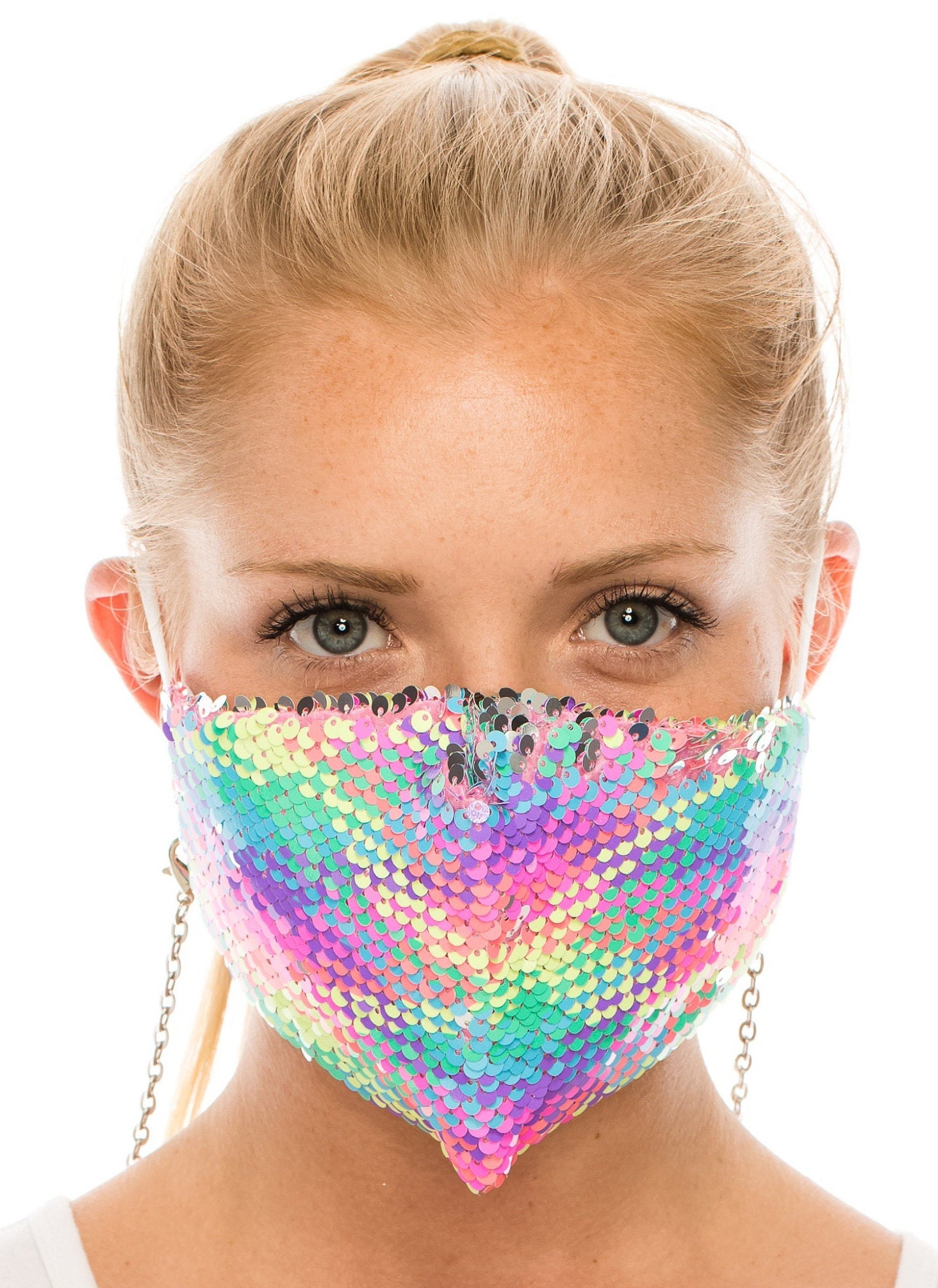 Sequin Glitter Mask Sparkly Bling Fashion Face Mask Washable Etsy