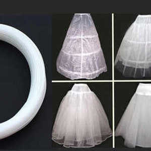 Plastic Boning 1/4 Inch Clear Uncovered - Boning For Dresses, Masks, And Corsets - Sold By The Yard - FREE SHIPPING - WE044