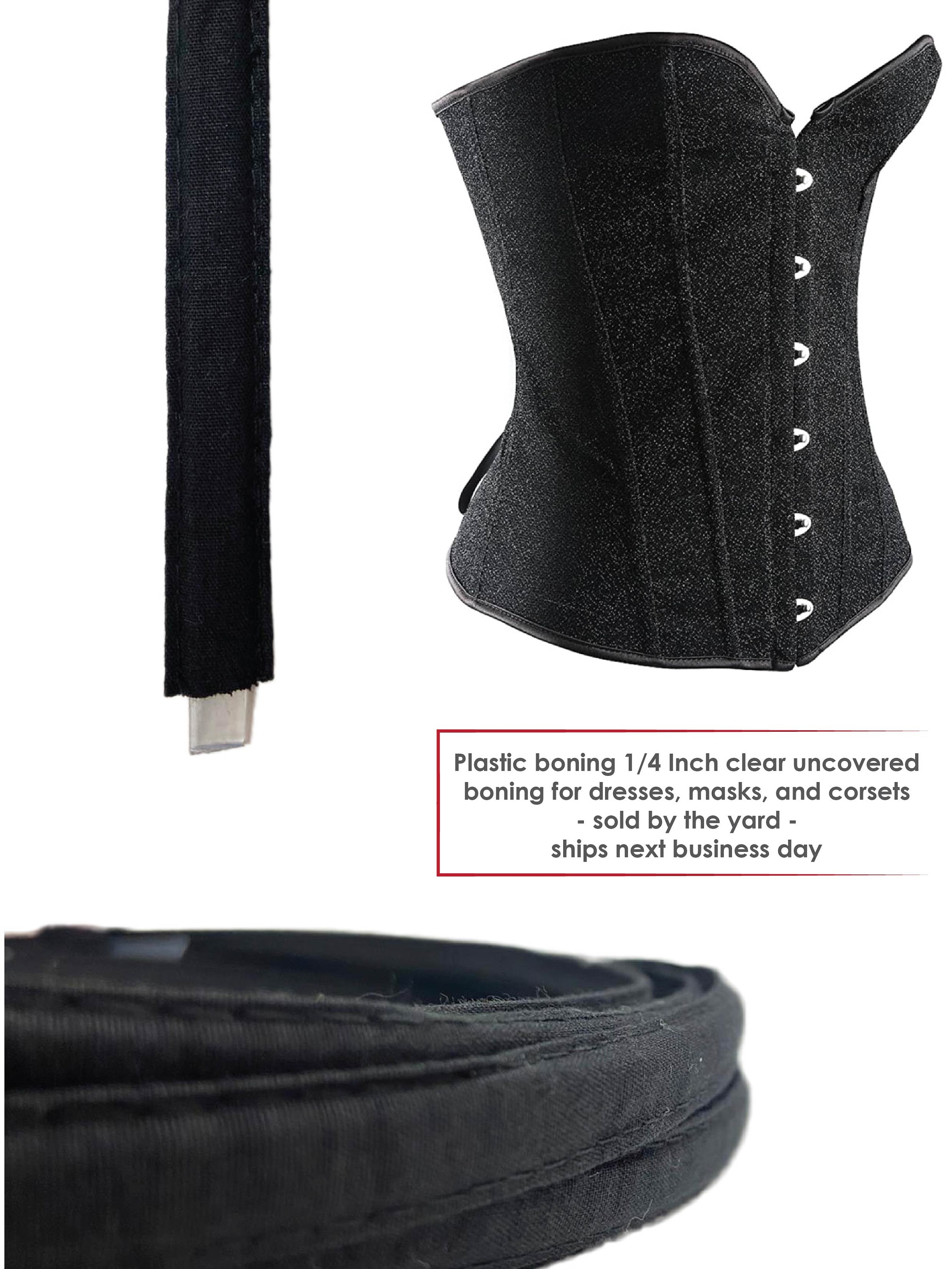 Clear Plastic Boning Corset Strip Bone Craft Sewing DIY Dress Skirt Support  Tool