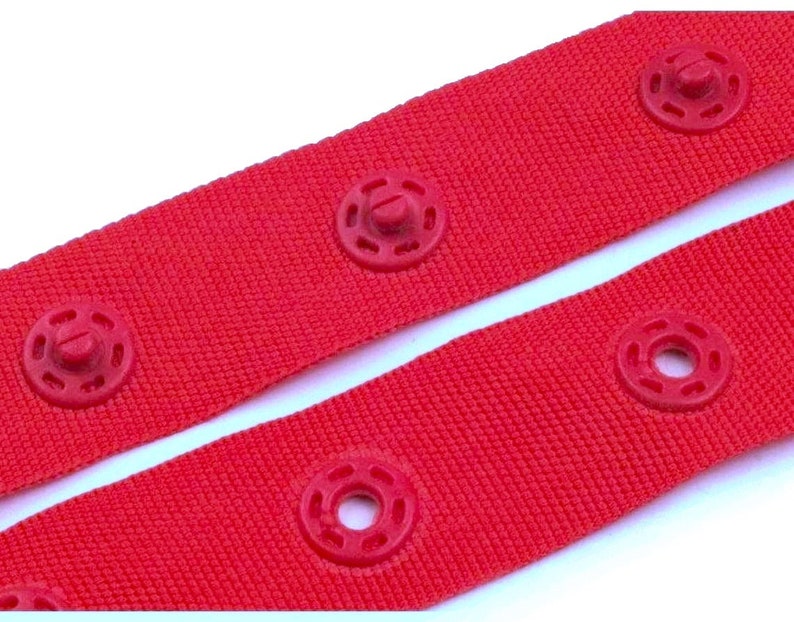 Snap Tape for Fastening Bodysuits 18mm / MANY COLORS / Etsy