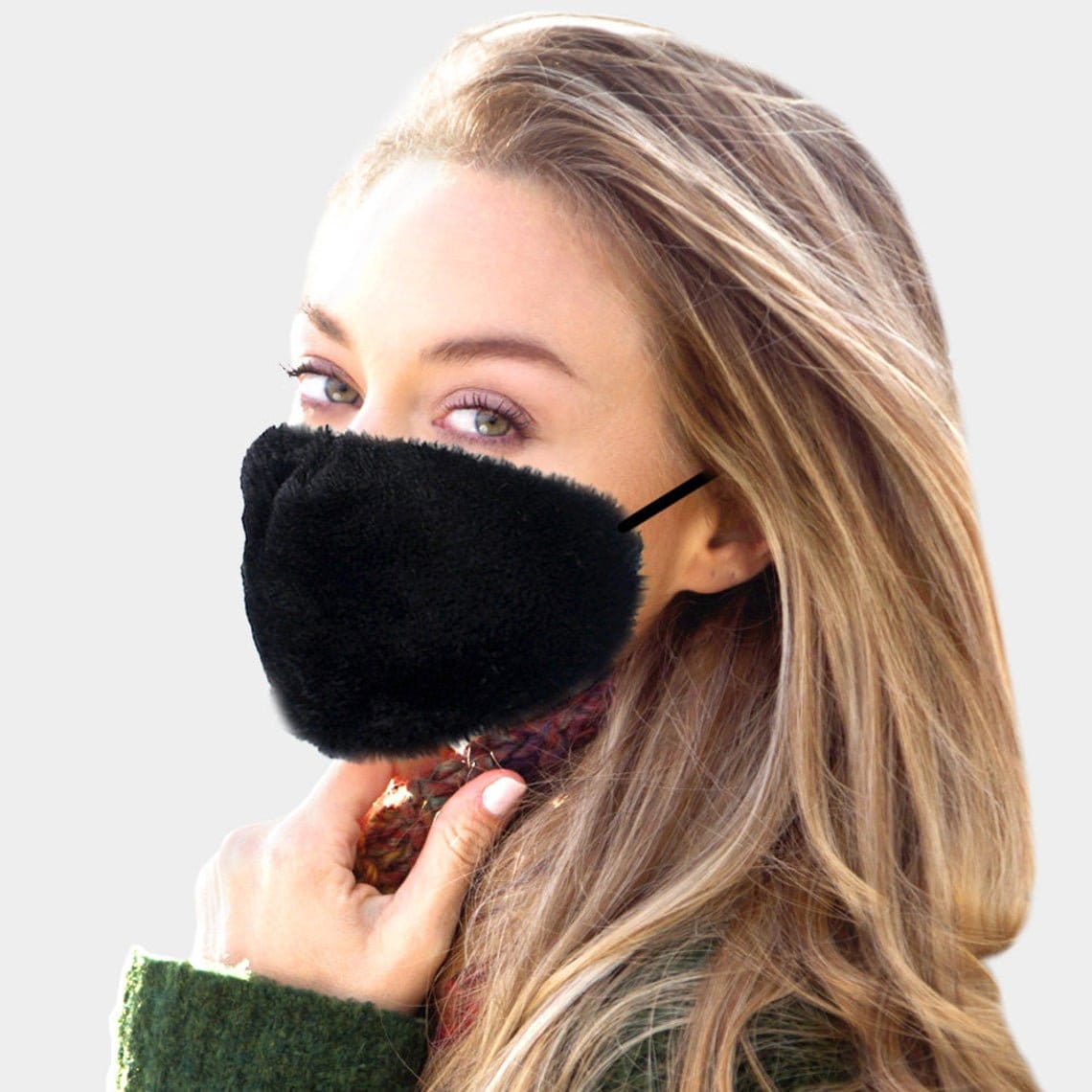 Ear Muffs For Kids Kids Animal Face Mask & Earmuffs Set - Winter Cat Design  For Ages 5-11 Funny Ski Mask