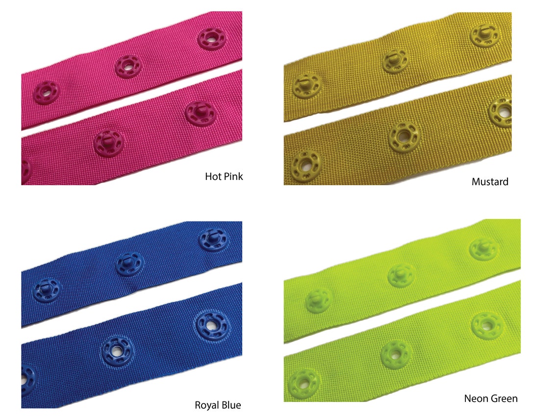 Snap Tape for fastening bodysuits 18mm / MANY COLORS / cotton Etsy