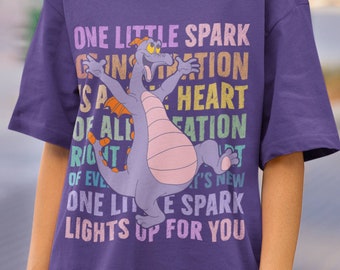 Figment Purple Dragon Shirt | Figment Est 1983 | One Little Spark Of Inspiration Shirt | Vintage Figment Shirt | World Shirts