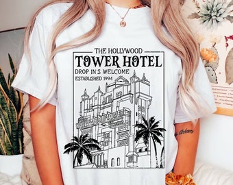 The Hollywood Tower Hotel 1994 Shirt, Tower of Terror Halloween Shirt, Tower Hotel Halloween Shirt, Twilight Zone land Halloween Shirt