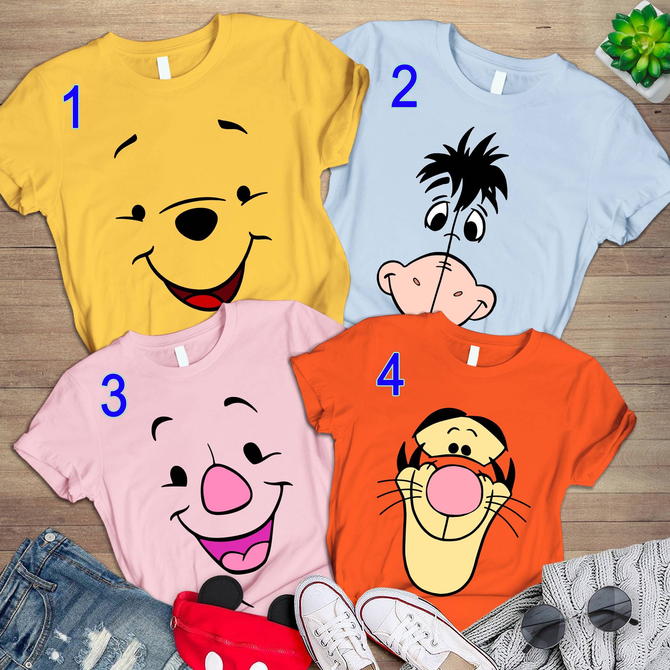 Winnie The Pooh T-Shirts For Adults 3D Discount Gift - Personalized Gifts:  Family, Sports, Occasions, Trending