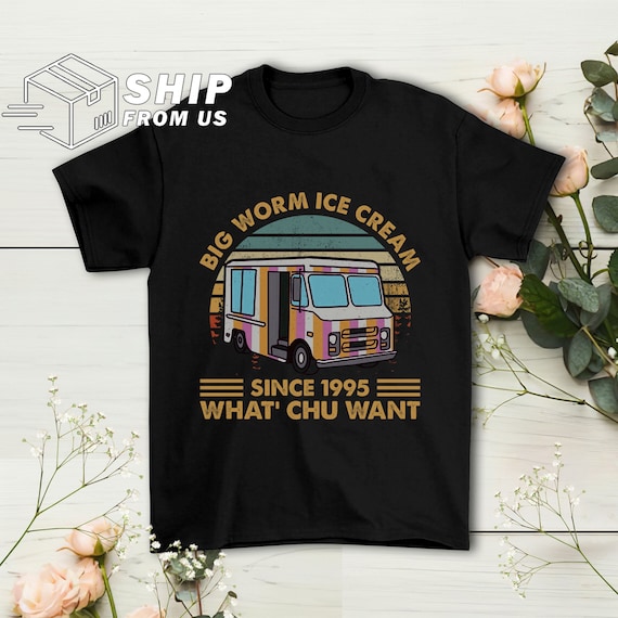 Big Worm Ice Cream Vintage Tshirt Big 