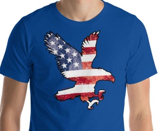 Eagle American Flag tshirt, Family, Freedom, American Flag T-shirt,  Patriotic, 4th of July shirt, Veteran shirts, Military shirts, Flag Tee