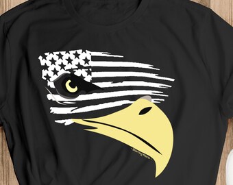 Eagle Weathered American Flag tshirt, Family, Freedom, American Flag T-shirt,  Patriotic, 4th of July shirt, Veteran shirts, Military shirts