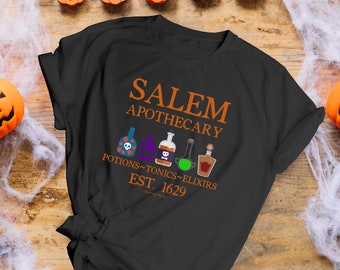 Salem Apothecary Halloween Shirt, Salem Witch, Womens Fall Shirt, Apothecary Shirt, Halloween Tee, Witch Shirt, Apothecary, Halloween shirts