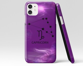 Zodiac Signs Phone Case For iPhone, Astrology Design For Samsung Galaxy, Horoscope Sign For Android Phones, Sagittarius, Aquarius, Taurus