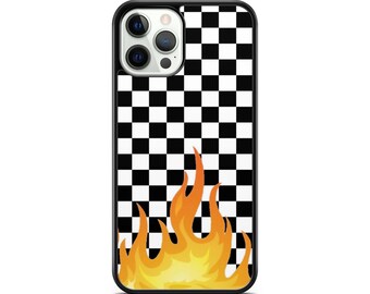 checkered flame