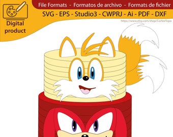 Sonic Tails Face Svg - Etsy Canada