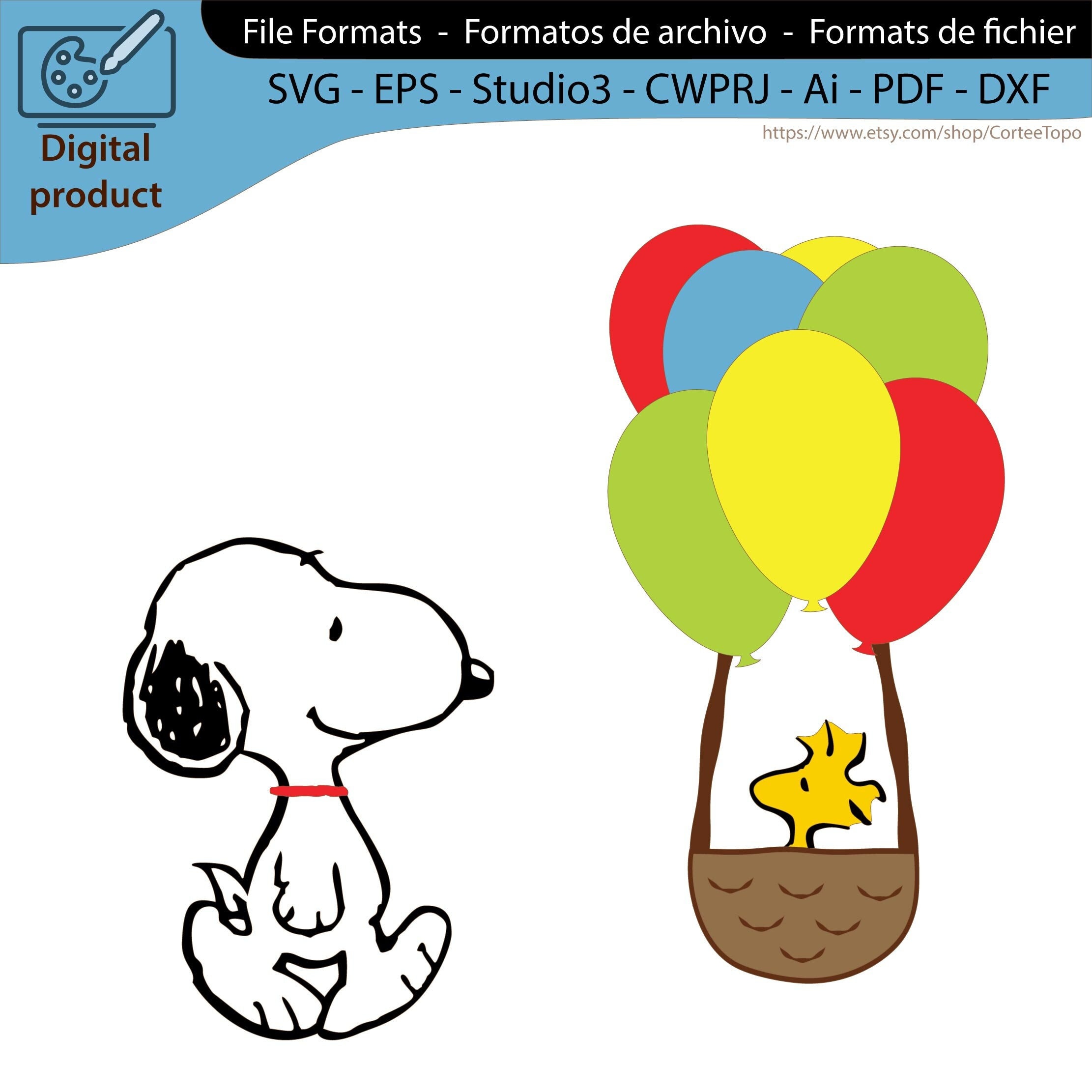 SCHLEICH 22006 Snoopy/Peanuts Tortendeko Cake Topper Deko Geburtstag Figur  Torten Zubehör aus PVC, Mehrfarbig, 7,5 cm