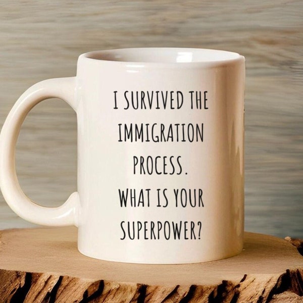 US Citizen Funny Coffee Mug, Citizenship Gift, Congrats American Citizen, USA Citizenship, Immigration Process, Naturalization Present