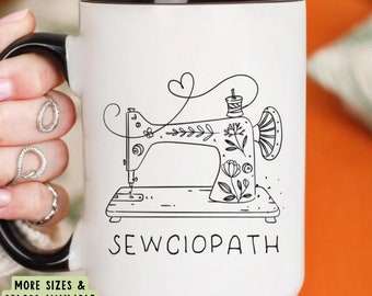 Taza de café divertida para coser, regalo para quilters, amantes de la costura, costureras, costureras, regalo para costureras, acolchado, regalos de manualidades, regalo para ella.