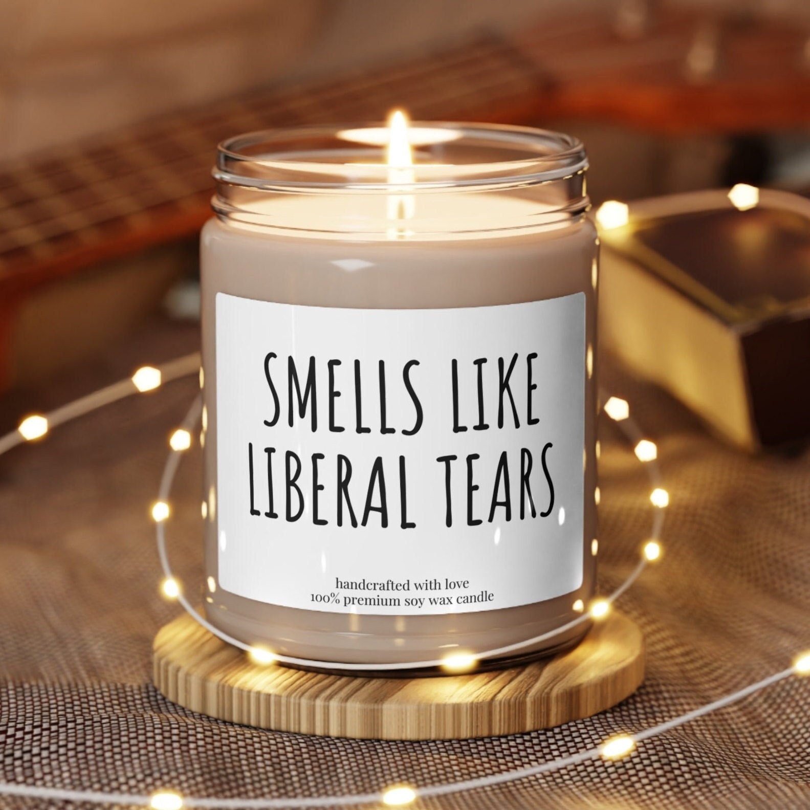 Riecht nach öffnungstisch, lustiges politisches Gag-Geschenk, demokratisches Geschenk, opperedanisches Geschenk, Geschenk für Mama Papa, lustige Kerze