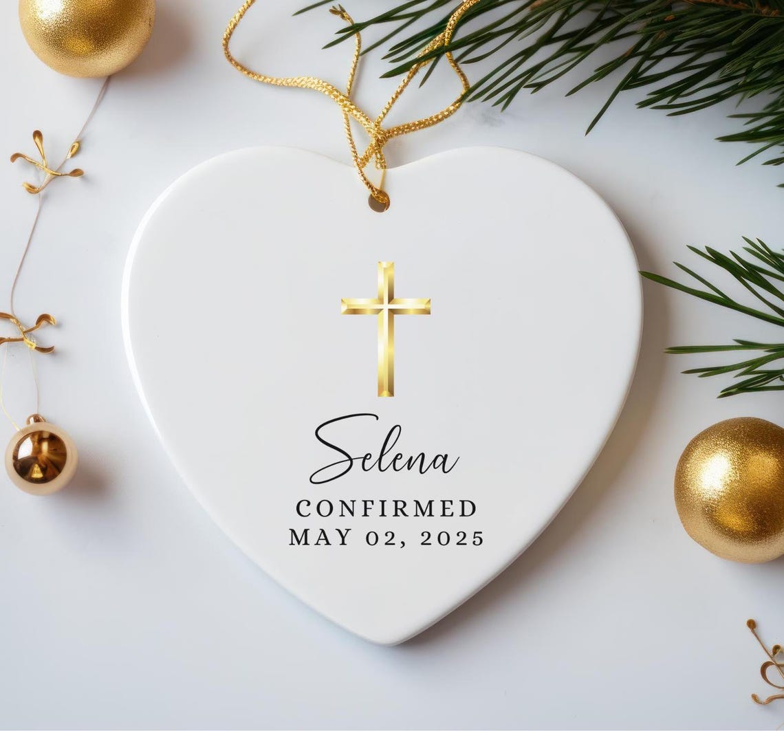 Confirmation Toy Personalized Confirmed Ornament, Custom Confirmation Keepsake Gift ...