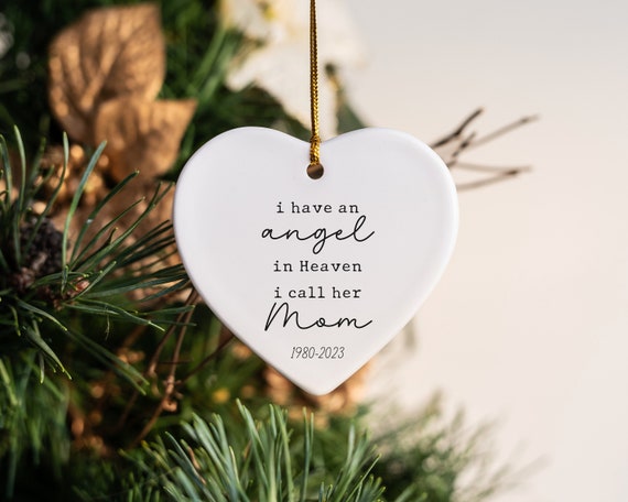Buy Custom Mom Memorial Ornament, Loss of Parent, Remembrance Gift