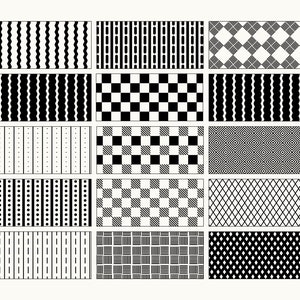 Grid Patterns 50 Bit WOW 50 Procreate Pattern Brushes Grids Dashes Lines - Etsy