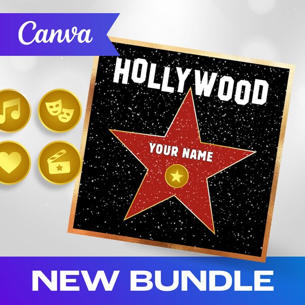 Hollywood Birthday - Etsy