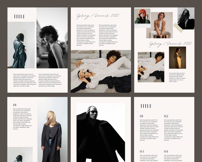 Fashion Magazine Template Canva Template Ebook Template - Etsy UK