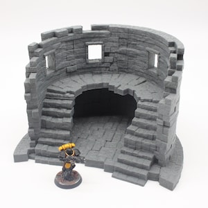 Stone Lookout Ruin Building Terrain Scenery for 28mm DnD Miniature Fantasy Games