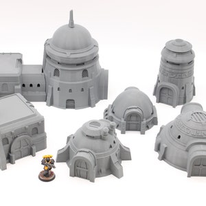Bundle 2 of Tatooine Themed Desert Buildings Scenery Terrain for Star Wars Legion and 28mm Miniature Wargaming