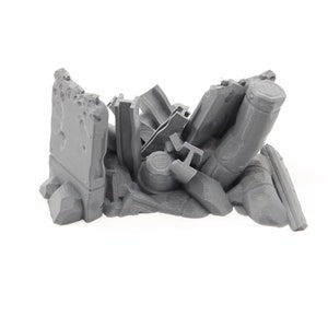 3D Printed Industrial Debris Terrain Scenery for 28/32mm Tabletop ...