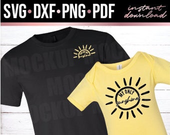 You are my sunshine, mama and me, mommy and me, mother daughter, mother son matching shirts, CUT FILE, Instant Download svg, dxf, png, pdf