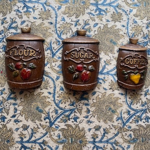 Vintage 1967 Kitchen Metal Wall Hangings