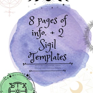 Sigil Witchery 101 Digital Download Grimoire Pages Book of Shadows