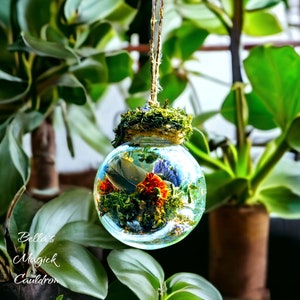 Blessed Glass Witch Ball - 3 inch Witch ball - Home Blessing Ball - Home Protection Ball - Witches Amulet - Banish Negativity - Spell Ball