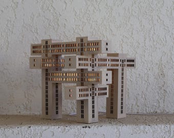 Brutalist Architecture Souvenir: Bank of Georgia Miniature Sculpture