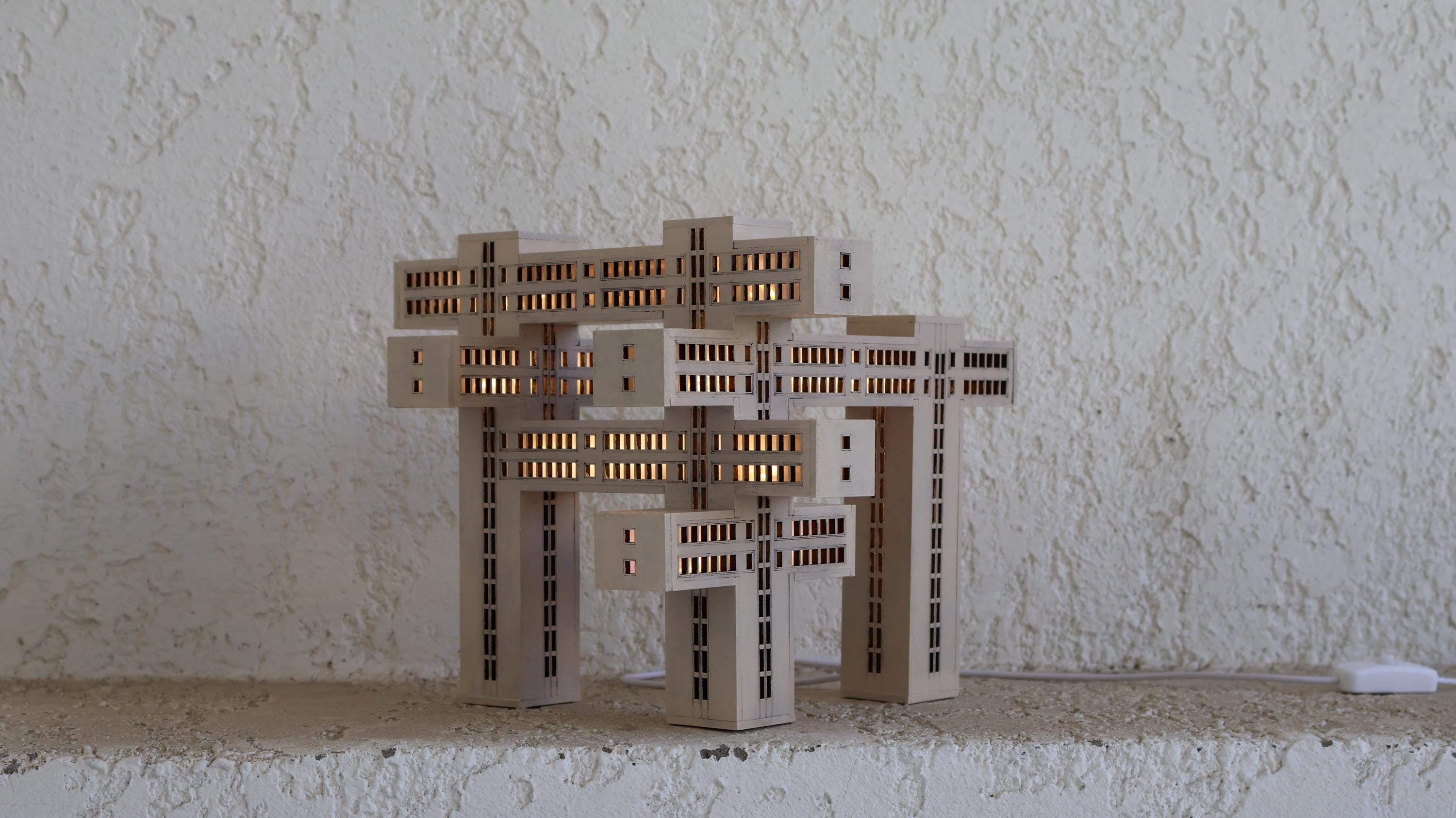 Brutalist Architecture Souvenir: Bank of Georgia Miniature Sculpture