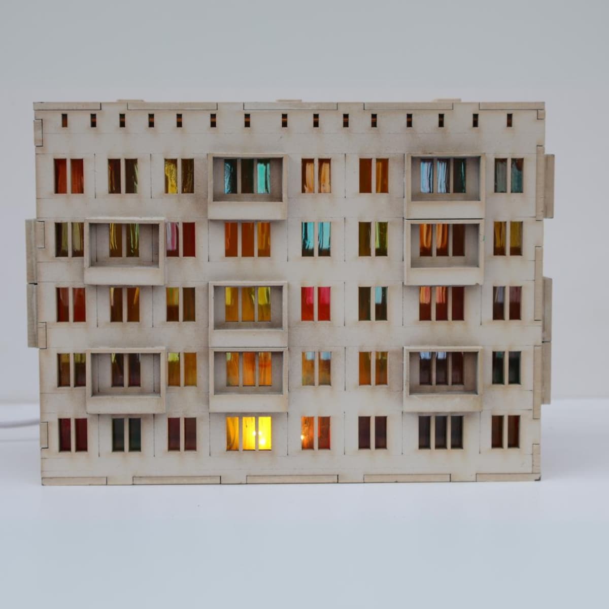 Miniature Khrushchyovka Night Light